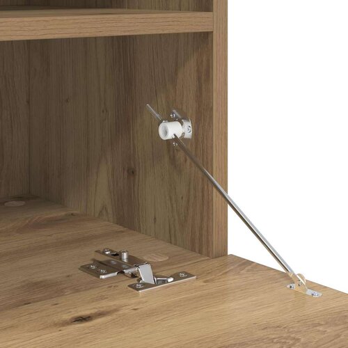  Set Zidnog TV Ormara s LED Osvjetljenjem 7 pcs hrast artisan Slike