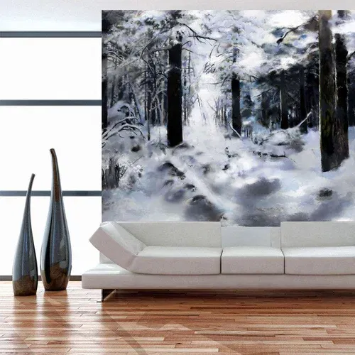  tapeta - Winter forest 200x154