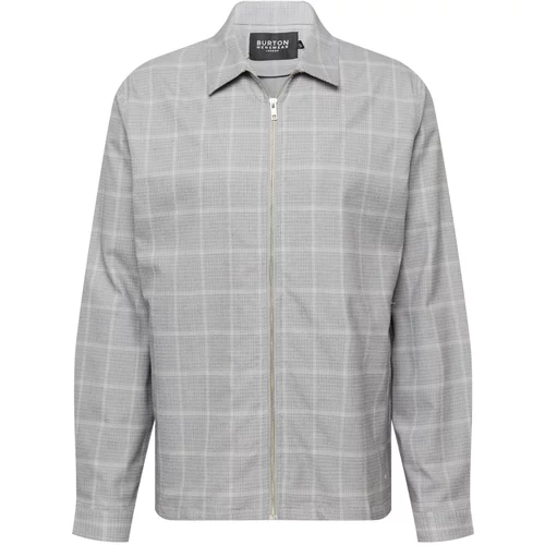 Burton Menswear London Prijelazna jakna siva / bijela