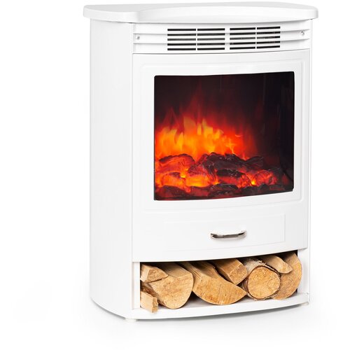 Klarstein Bormio S WH električni kamin, BIjela Slike