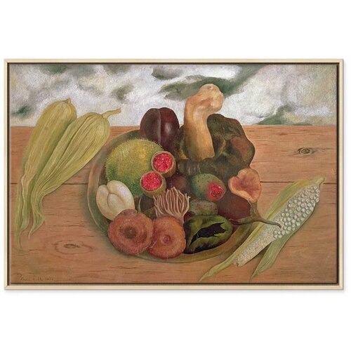  Slika - Frida Kahlo &amp;ndash; The Fruits of the Earth 120x80 U prirodnom drvenom okviru Slike
