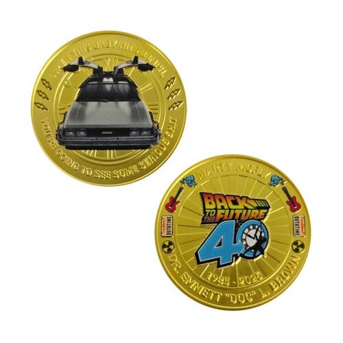 Fanattik Back To The Future - 40th Anniversary Presentation Coin ( 075052 ) Slike