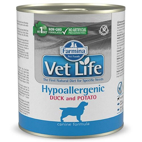 Farmina vet life veterinarska dijeta dog hypoallergenic duck & potato 300g Cene
