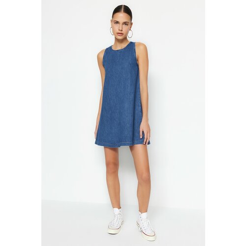 Trendyol Dress - Blue - Basic Slike