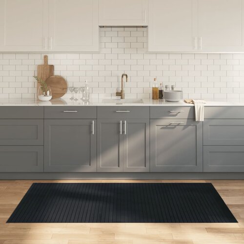 vidaXL Tepih pravokutni sivi 100 x 200 cm od bambusa Cijene
