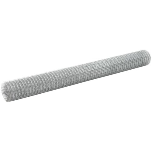 vidaXL Zicna mreza za ograjo pocinkano jeklo 25x1,5 m srebrn Cene