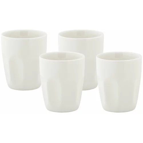 Maxwell williams Bele porcelanaste skodelice v kompletu 4 ks 200 ml Basic –