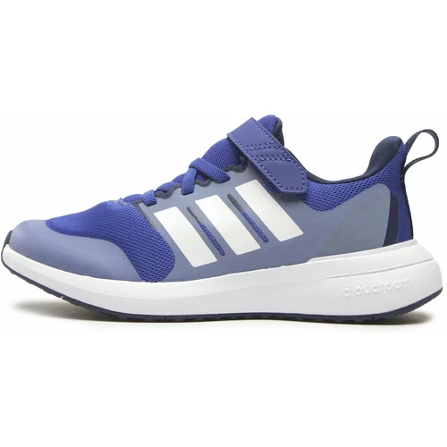 Adidas Sportske cipele 'Fortarun 2.0 Cloudfoam Elastic Lace Strap' sivkasto plava / ljubičasto plava / bijela