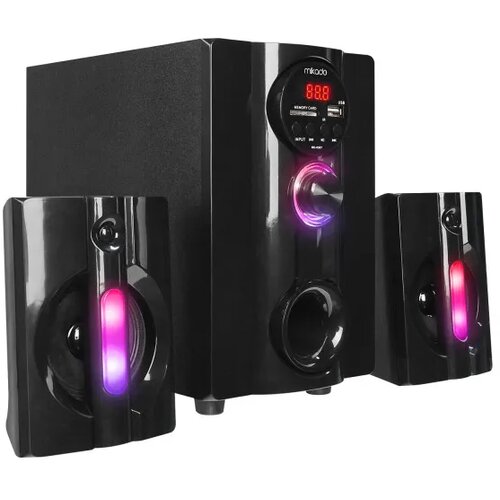 Mikado Zvučnici 2.1 MD-95BT 20W FM, Bluetooth, SD, USB crni Cene