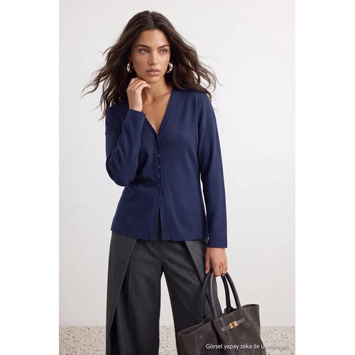 TRENDYOLMILLA Trendyol ženski duks Twoaw26Hi00079, indigo Cene