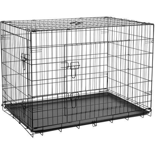 Rebel ANIMALS Metalni kavez za pse sa dvoja vrata XXXL 122x76x83cm RA-1205 Cene