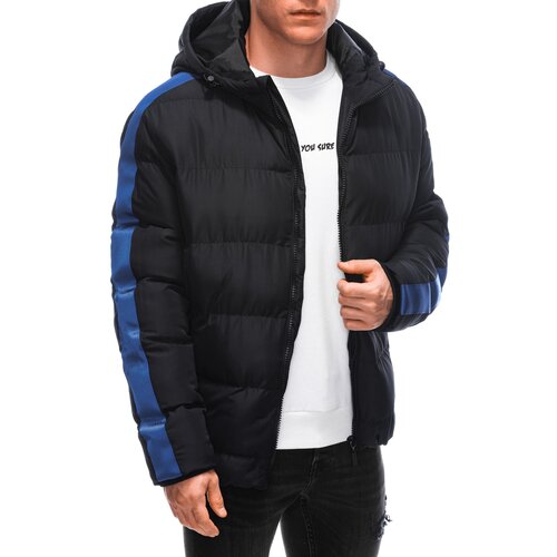 Edoti Men&amp;#039;s quilted winter jacket - black Slike