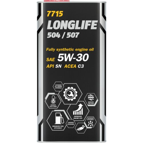 Mannol motorno olje Longlife 504/507 5W-30 5L Cene
