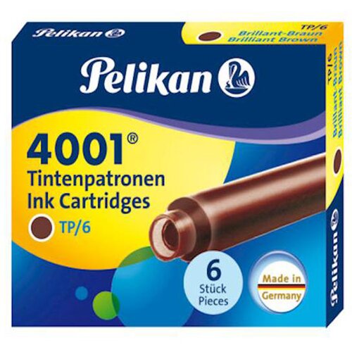 Pelikan tinta za nalivpero patrone kratke pk6 4001 311928 braon Cene