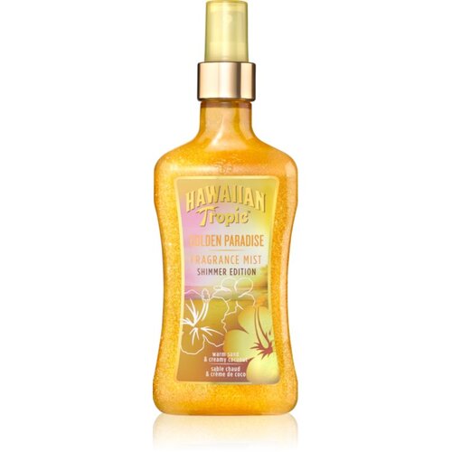 Hawaiian Tropic Perfumes Golden Paradise Shimmer pr&scaron;ilo za telo z ble&scaron;čicami za ženske 250 ml Cene
