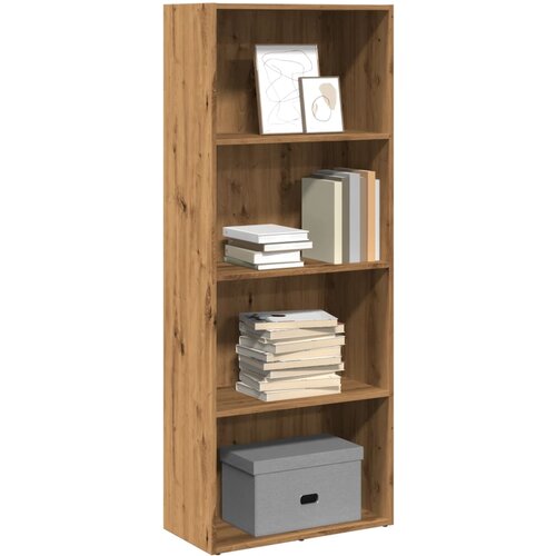 VidaXL Knjižna omara artisan hrast 60x30x152 cm inženirski les Slike