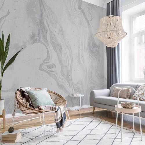 Artgeist Fototapeta Cloudy Marble, 200x140cm Slike