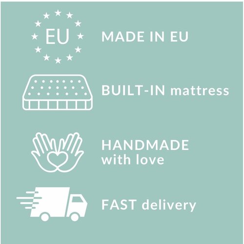 Maison de R&amp;ecirc;ve Kremno bela boxspring postelja s prostorom za shranjevanje 180x200 cm Monpelli &amp;ndash; Slike