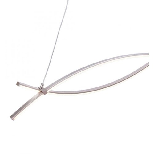 Just light. 15382-55 - led luster na sajli maja 2xLED/8,4W/230V hrom Slike