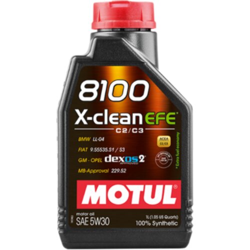 Motul Olje 8100 X-Clean EFE 5W30 1L Slike