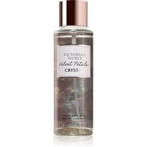 Victoria's Secret Crystal Fragrance Velvet Petals Crystal pršilo za telo za ženske 250 ml