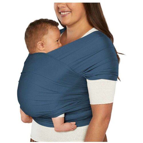 Ergobaby Sling - pestunja, trak mesh trak Aura twilight navy Slike