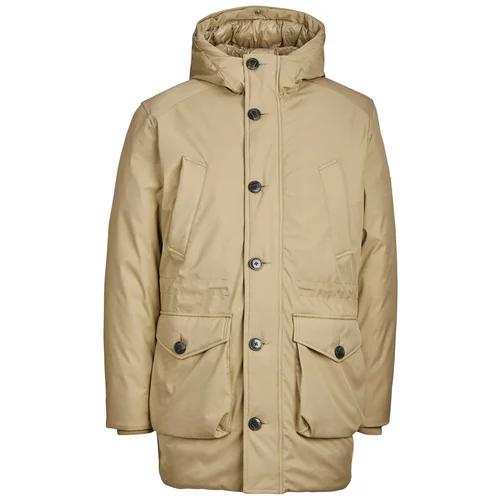 Jack & Jones Zimska jakna 'CLEMENT' svetlo rjava