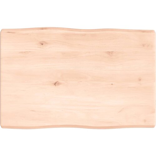 vidaXL Stolna ploča 60x40x4 cm netretirana hrastovina sa živim rubom Cijene