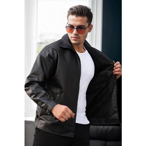 Dewberry 22265 Mens PU Jacket-BLACK Cijene