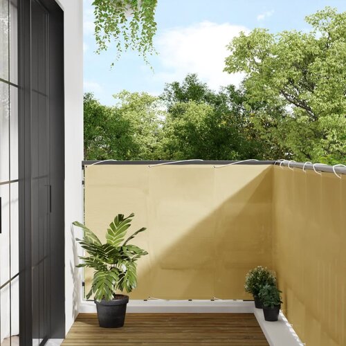 vidaXL Balkonsko platno peščeno 120x600 cm 100 % poliestrski oxford Cene