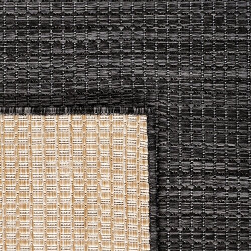 Ayyildiz Carpets Črna okrogla notranja in zunanja preproga &amp;oslash; 120 cm Mira 1450 &amp;ndash; Slike
