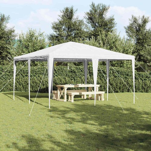 Šator za zabave Bijelo 400 x 400 x 266 cm Polietilen i čelik Cijene