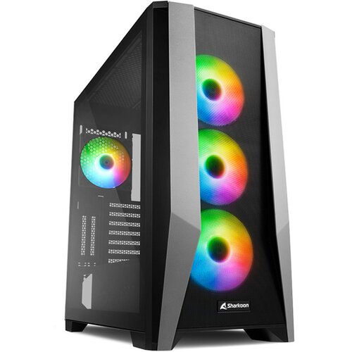 Sharkoon Tg7m rgb atx okno gaming črno ohi&amp;scaron;je Slike