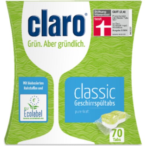 claro ECO tablete za strojno pranje suđa - Classic - 70 komada Cene