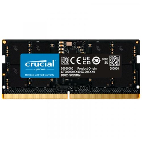 Crucial 16GB DDR5-4800 SODIMM CL40, memorija za laptop (CT16G48C40S5) Slike