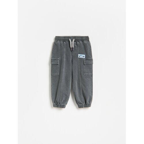 Reserved Jogger hlače s cargo džepovima - tamnosivo Slike