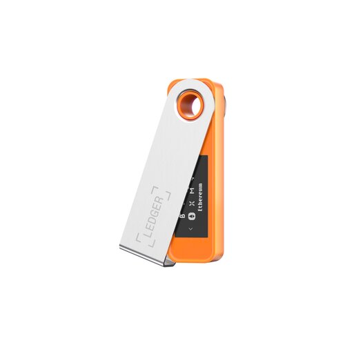 Ledger Nano S Plus, denarnica za Bitcoin in druge kriptovalute, USB-C, oranžna Slike