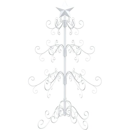  Metalna božićna jelka KUOPIO 90 cm Čelik Bijela Slike