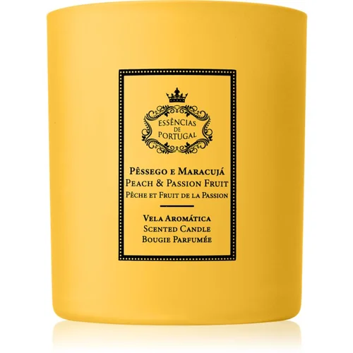 Essencias de Portugal + Saudade Natura Peach & Passion Fruit mirisna svijeća 180 g