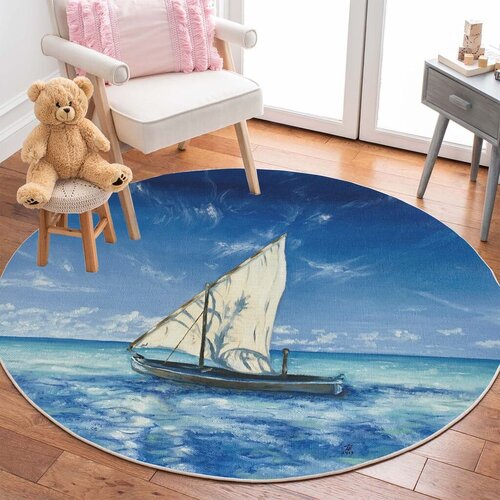 Conceptum Hypnose tepih Woopamuk142, 160X160 cm, plava Cijene