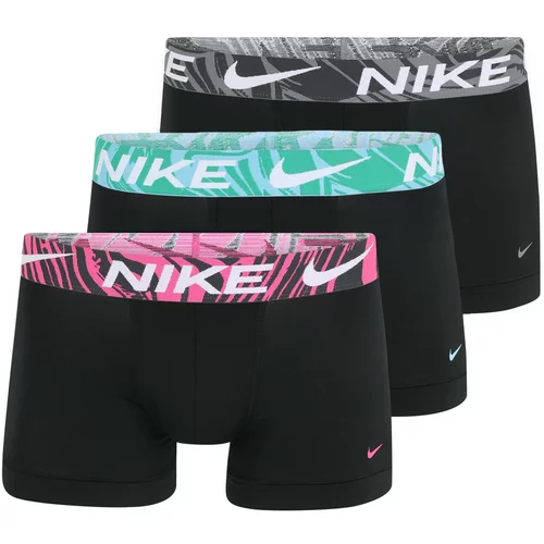 Nike Športne spodnjice turkizna / siva / roza / črna