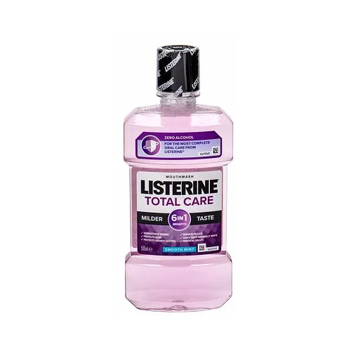 Listerine mouthwash total care smooth mint 6 in 1 ustna vodica 500 ml unisex