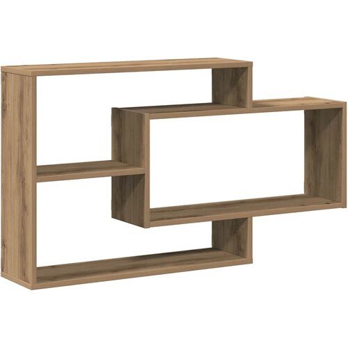 Maison Chic Stenska polica - Viseča Polica artisan hrast 104x20x58,5 cm inž. les, (21793320) Slike