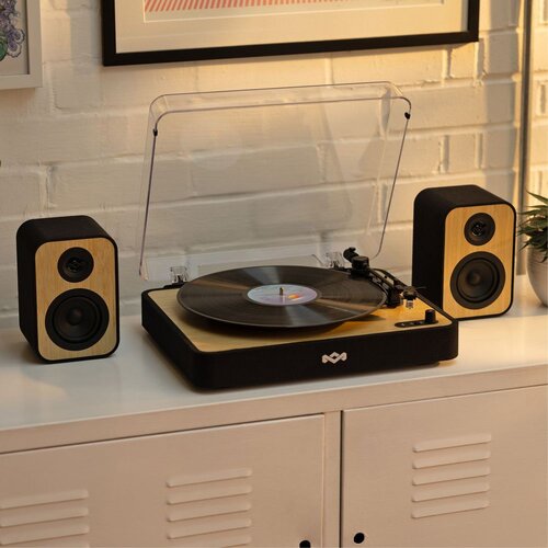 HouseofMarley HOUSE OF REVOLUTION BT Gramofon s Zvučnicima Signature Black Slike