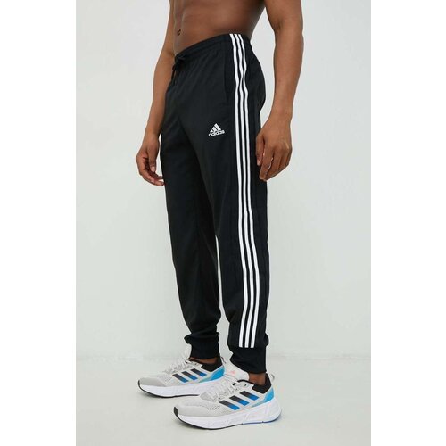 Adidas Hlače za trening za mu&amp;scaron;karce, boja: crna, s aplikacijom Slike