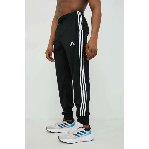 Adidas Hlače za vadbo moški, črna barva
