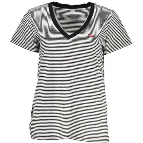 Levi's Majica 'PERFECT VNECK MULTI-COLOR' temno siva / bela