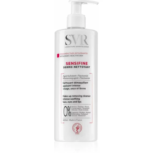 SVR Sensifine pomirjevalno mleko za odstranjevanje ličil za netolerantno kožo 400 ml