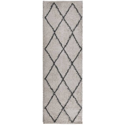 VidaXL Ko&amp;scaron;ata preproga PAMPLONA moderna bež in antracit 80x250 cm, (21234799) Slike