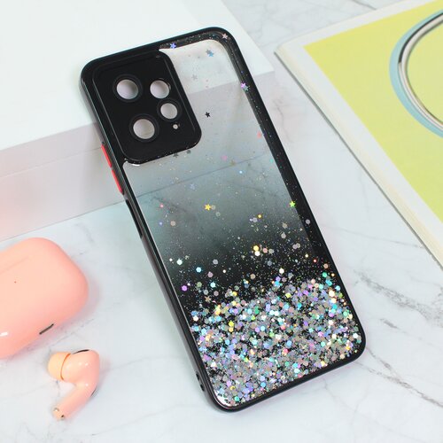  Xiaomi torbica Frame Glitter za Redmi Note 12 4G (EU) crna Cene